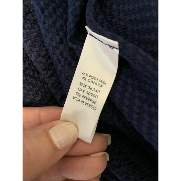 Calvin Klein Blue  Elastic Waist Tie Pull On Mini Skirt XS - Picture 4 of 11